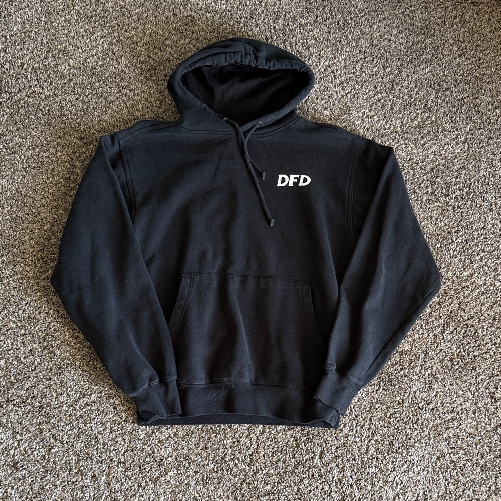 DFD Black Men's Hoodie